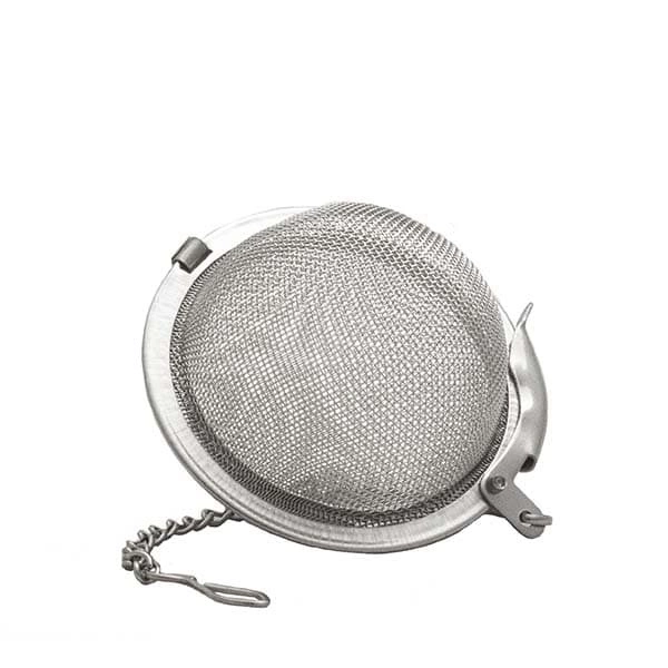 Teesieb – Stahlkugel an einer Kette