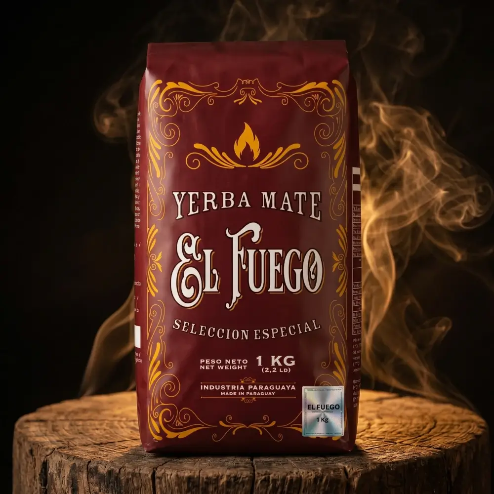 Neu: El Fuego Elaborada 1 kg – die stärkste paraguayische Yerba Mate in Papierverpackung