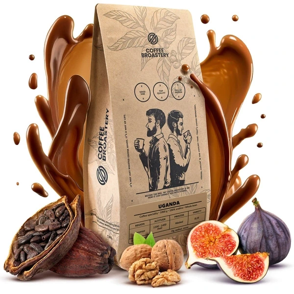 Bro Coffee Roastery Uganda Kanyenye – Spezialitätenkaffee-Bohnen mit Feigen, Walnüssen und Kakao.