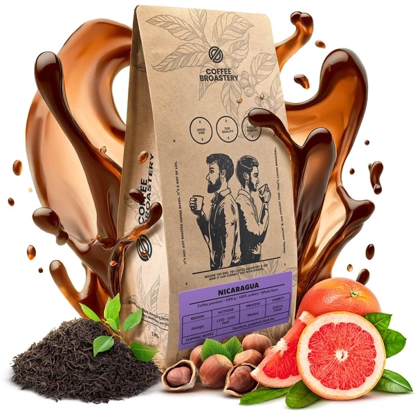 Bro Coffee Roastery Nicaragua Colibrí Azul – Spezialitätenkaffee-Bohnen mit Noten von Grapefruit, Nüssen und Tee.