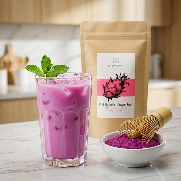 Mary Rose Pink Matcha - Drachenfruchtpulver