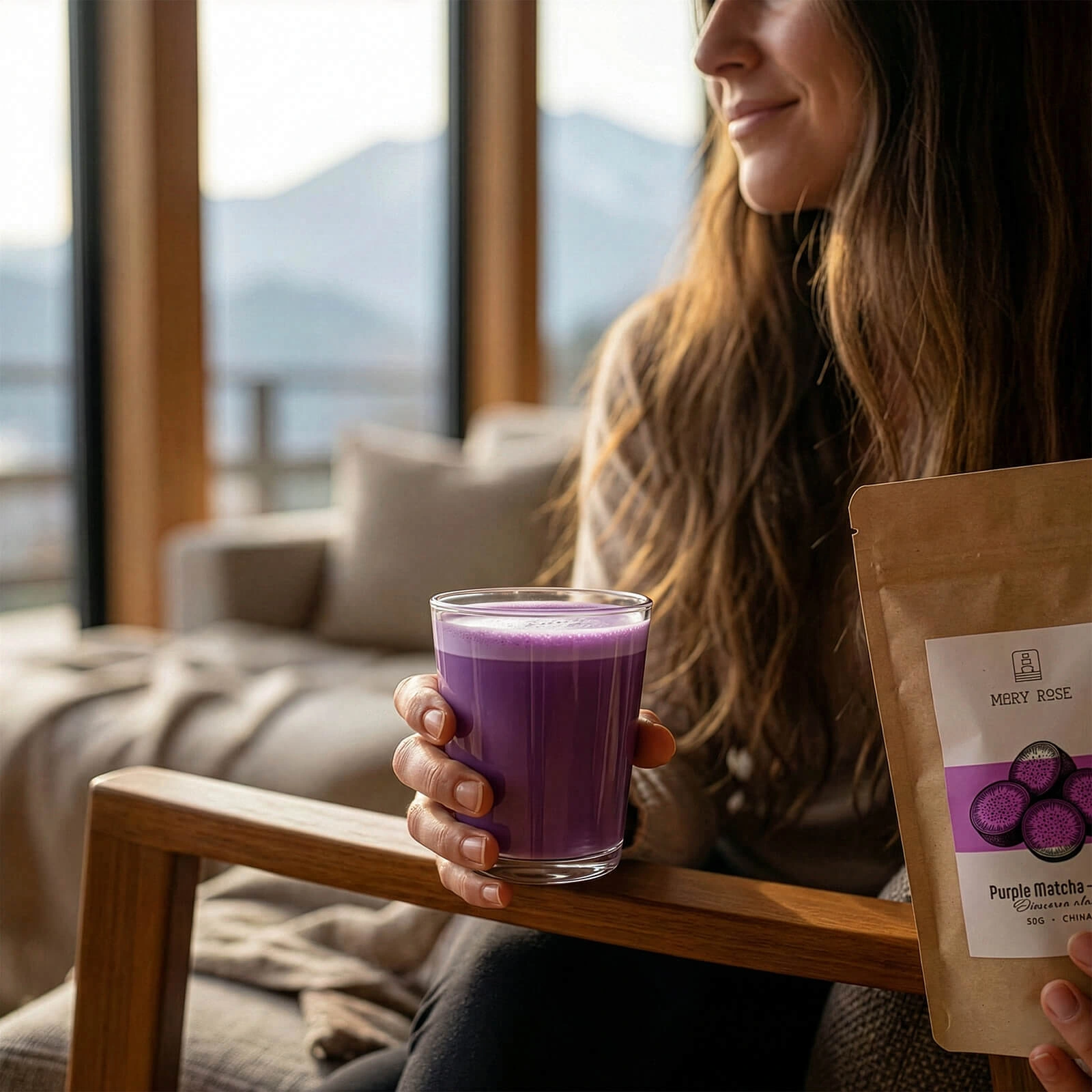 Mary Rose Purple Matcha – Ube-Pulver (lila Matcha)