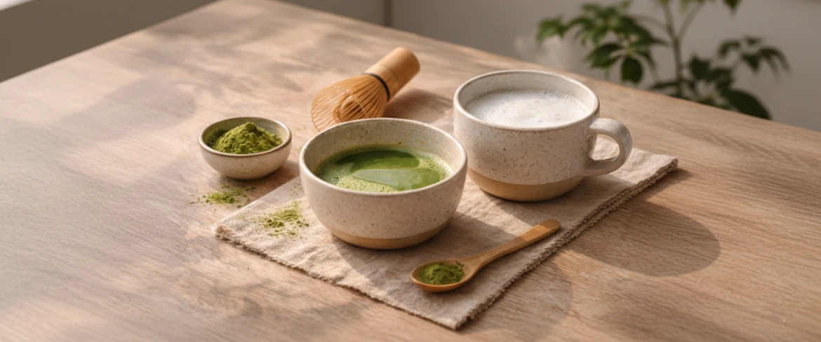 Wie man Matcha Latte zu Hause zubereitet – Matcha mit Milch zubereiten