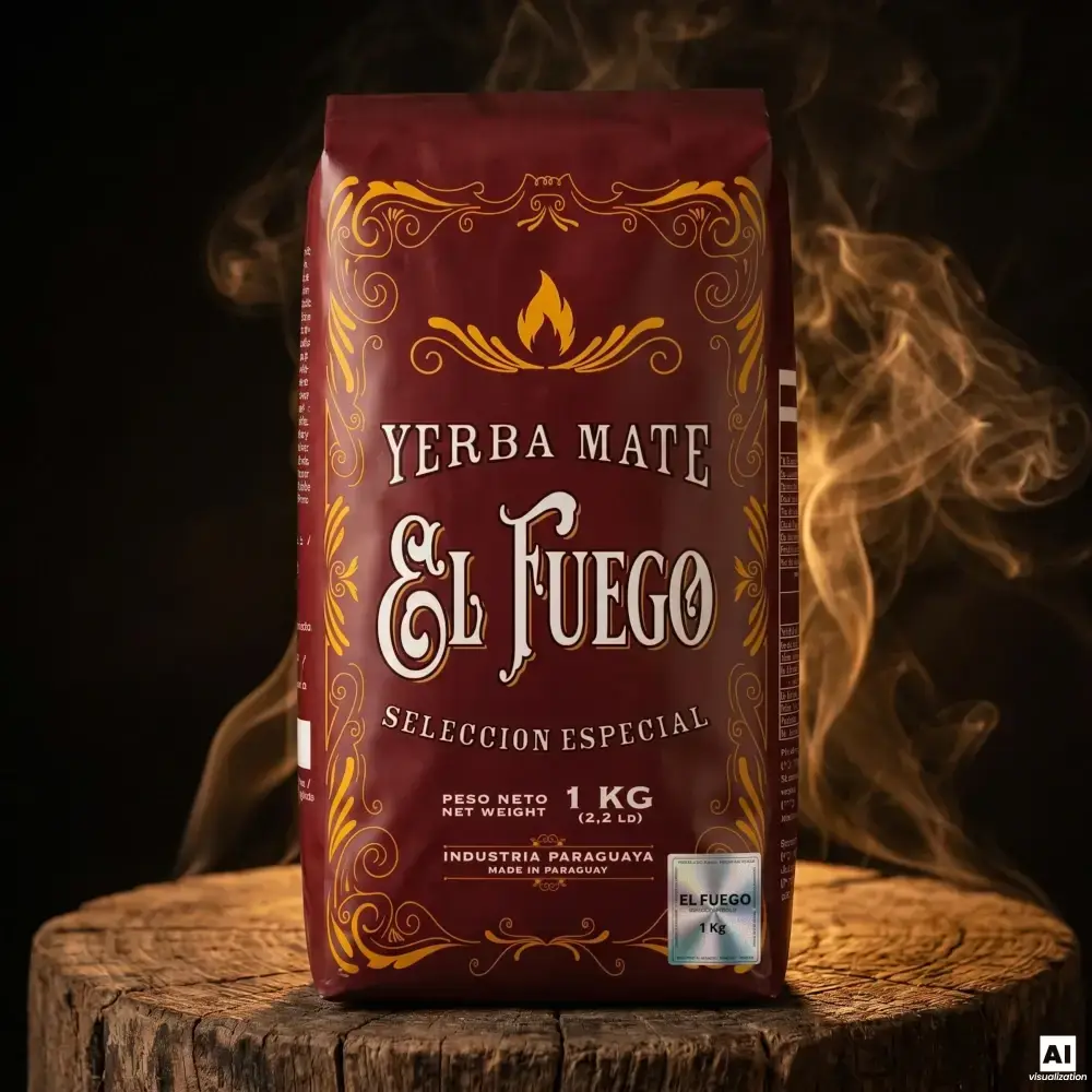 Die stärkste Yerba Mate – El Fuego Elaborada 1 kg.