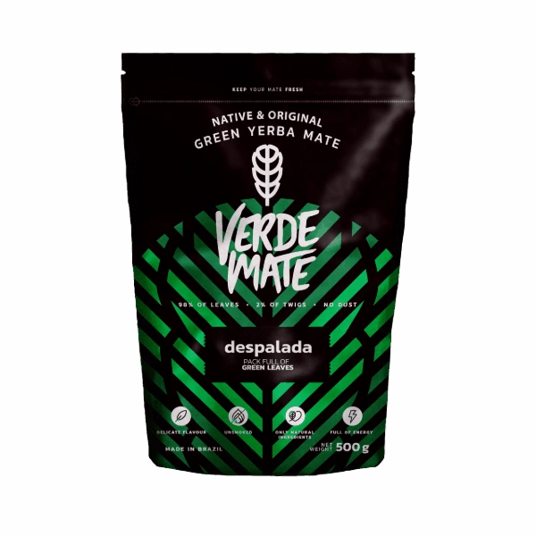 Grüne Yerba Mate „Verde Mate Green Despalada“ im Doypack.