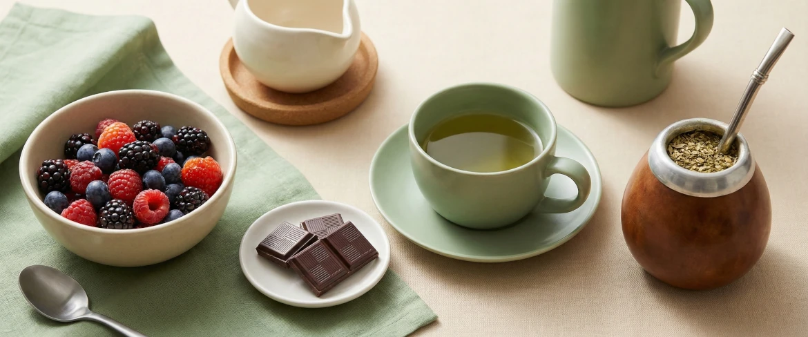 Polyphenole und natürliche Saponine in der Ernährung – Mate Tee und pflanzliche Produkte