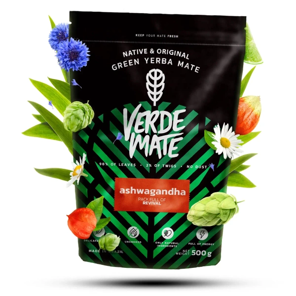 Verde Mate Green Ashwagandha – Yerba Mate mit Zitronenverbene