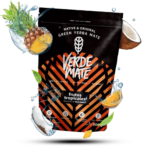 Verde Mate mit tropischen Früchten