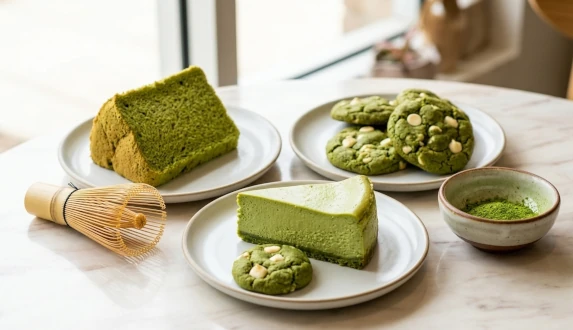 Matcha-Desserts - die besten Rezepte für Matcha-Kuchen, Käsekuchen und süße Inspirationen