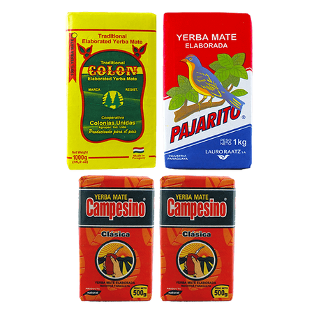 Pajarito Campesino MIX Yerba Mate Elaborada 3x 1kg