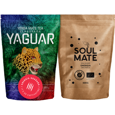 Yerba Mate Yaguar Energia + Soul Mate 2x500g 1kg