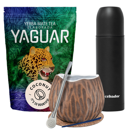 Yerba Mate Yaguar Kokosnuss Yerbomos Starter-Kit