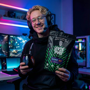 Mate Tee Set Verde Mate Game On 400g 0,4kg Kalebasse + Bombilla