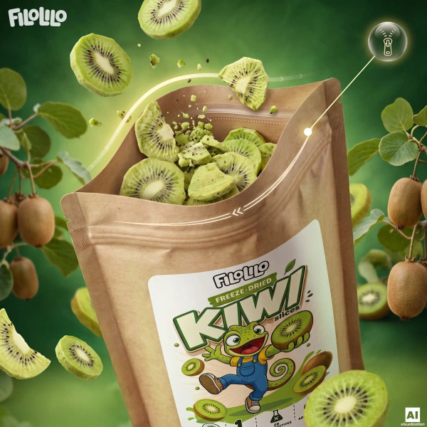 FiloLilo – Gefriergetrocknete Kiwi (Scheiben) 100 g