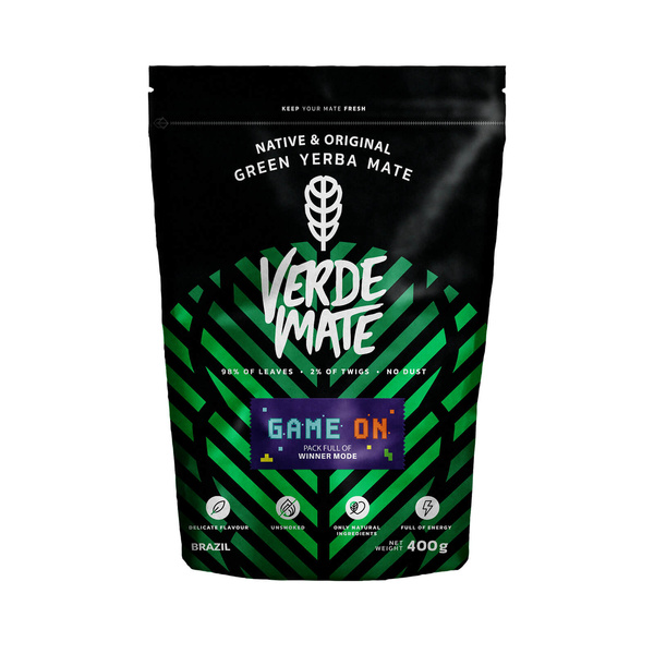 Verde Mate Green Game On 0,4 kg – Mate Tee für Gamer mit Energy‑Drink‑Geschmack