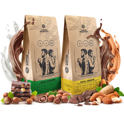 Set Bro Coffee Roastery Brazil Samba + Brazil Cerrado 2x1kg (2kg)