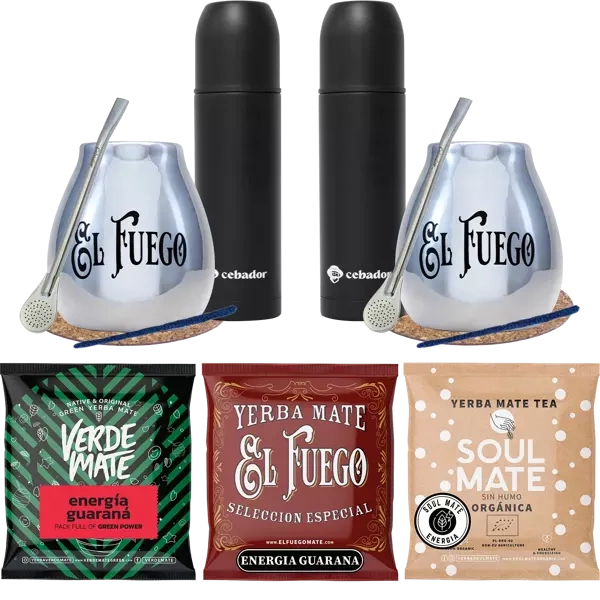 PREMIUM Yerbomos Yerba Mate Set für Paare