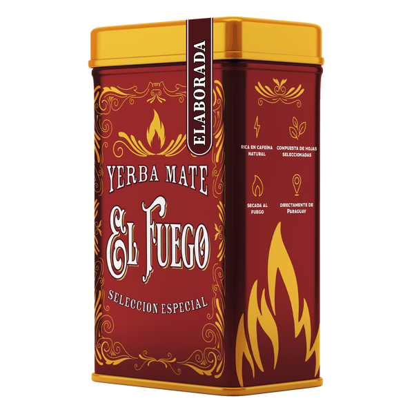 Yerbera – Metalldose + El Fuego Elaborada 0,5 kg