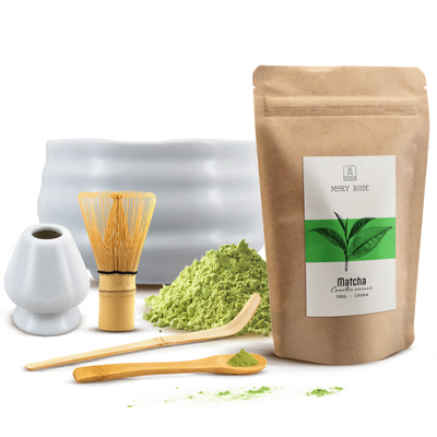 Matcha-Tee-Aufbrühset