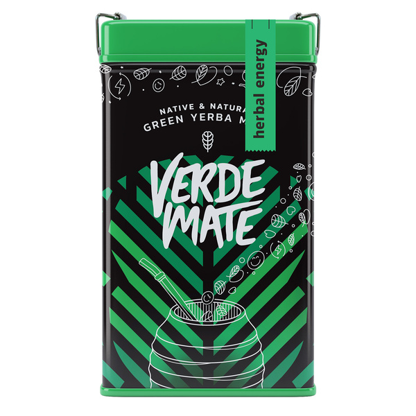 Yerbera – Metalldose + Verde Mate Green Herbal Energy 0,5 kg