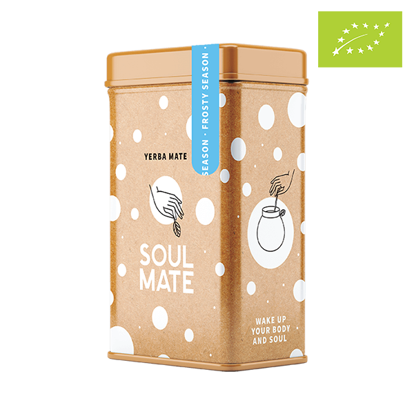Yerbera – Metalldose + Soul Mate Orgánica Frosty Season 0,5 kg
