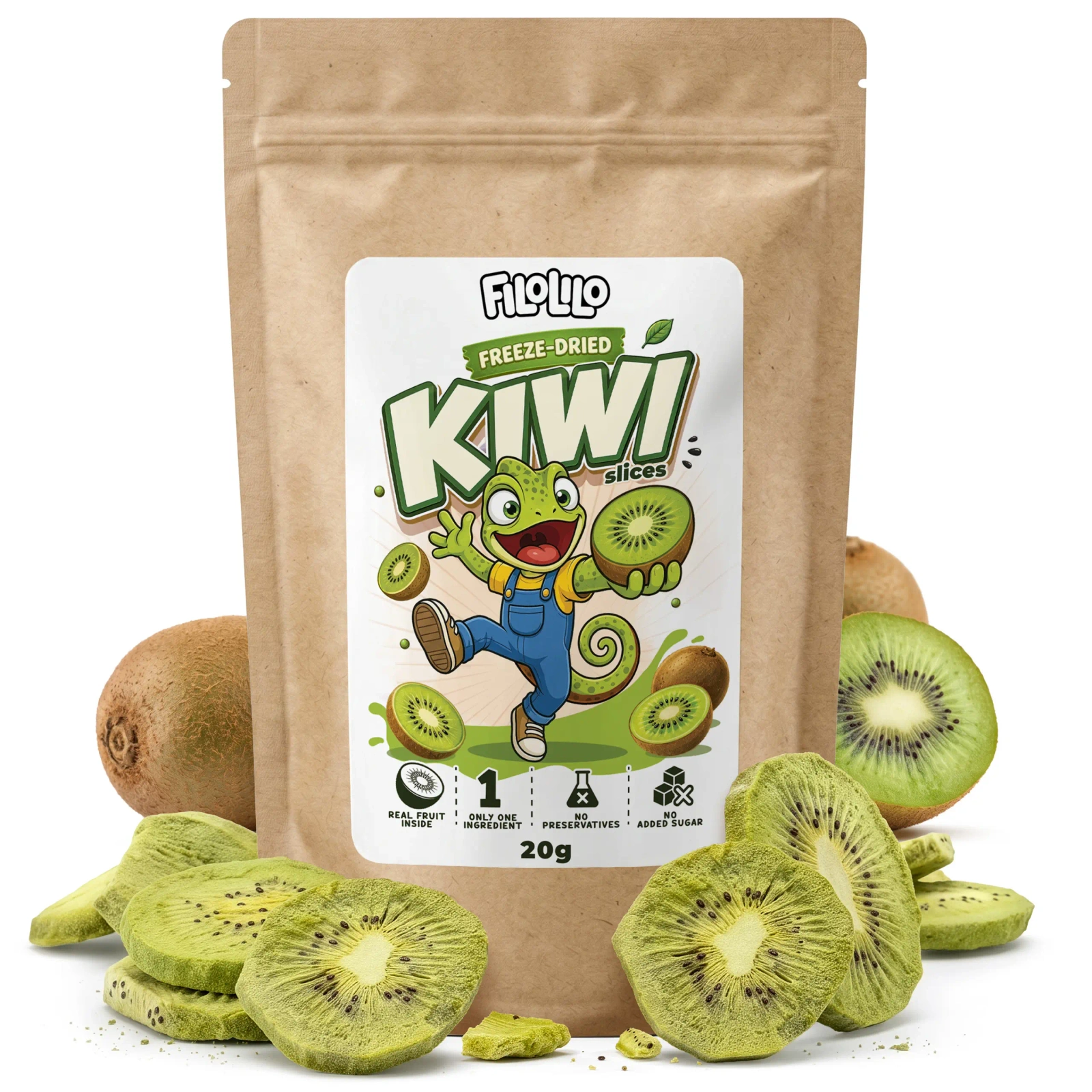 FiloLilo gefriergetrocknete Kiwi