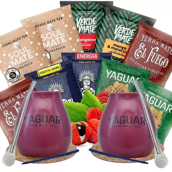 Yerba Mate Mateo Set FÜR ZWEI Bombilla