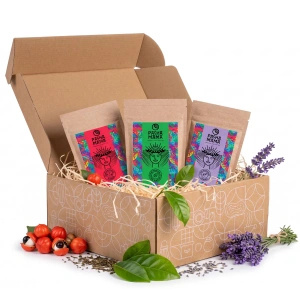 Geschenkset Guayusa Pachamama: Pure + Lavanda + Energia 3x100g