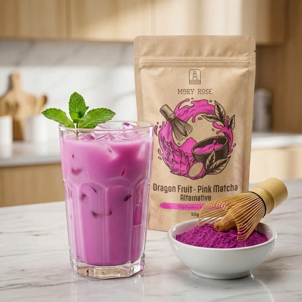 Set farbiger Matchas: Pink Matcha + Purple Matcha