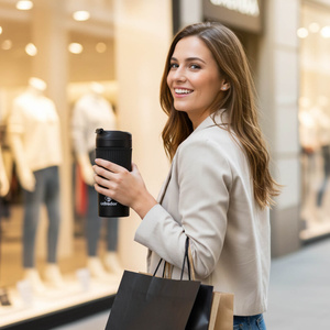 Thermobecher Cup Press mit French Press 400 ml