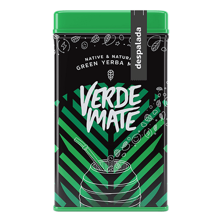Yerbera – Metalldose + Verde Mate Green Despalada 0,5 kg