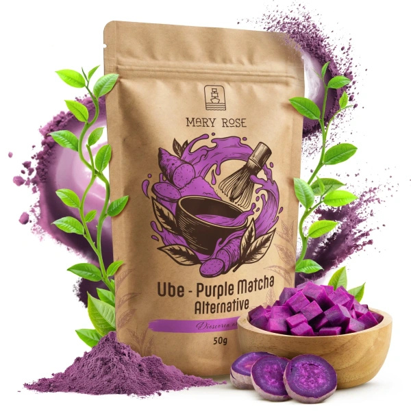 Geschenkset zur Zubereitung von Purple Matcha