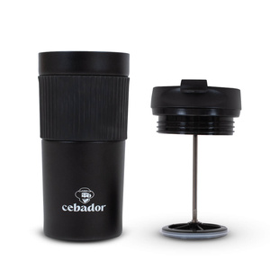 Thermobecher Cup Press mit French Press 400 ml