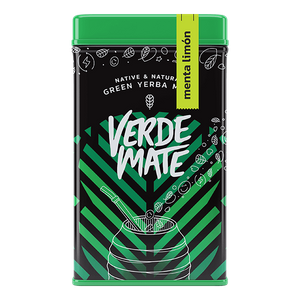 Yerbera – Metalldose + Verde Mate Green Menta Limón 0,5 kg