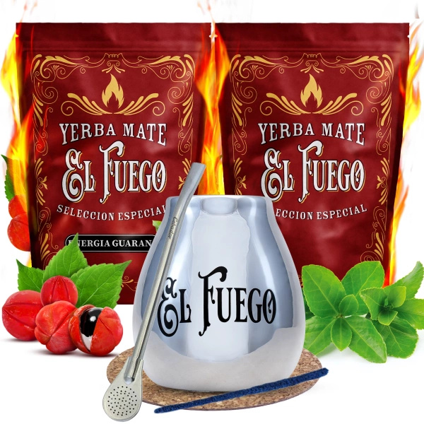 Mate Tee Set 1KG MÄCHTIGSTE SPEZIES El Fuego