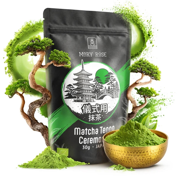 Mary Rose – Japanischer Grüner Tee Matcha Tenno (BIO) Zeremoniell 30 g