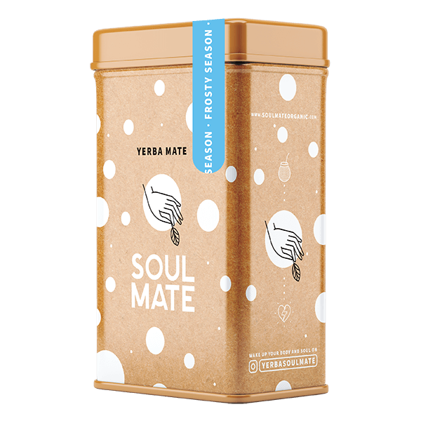 Yerbera – Metalldose + Soul Mate Orgánica Frosty Season 0,5 kg