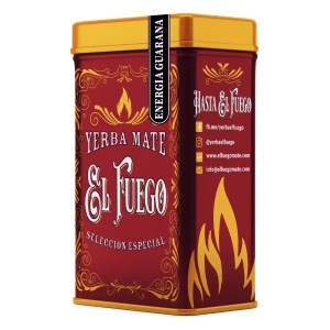 Yerbera – Metalldose + El Fuego Energia Guarana 0,5 kg