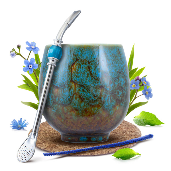 Starter Set Yerba Mate Kalebasse + Bombilla