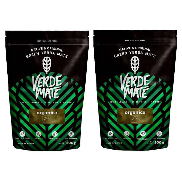 Mate Tee Set: Verde Mate Organica 2x500g