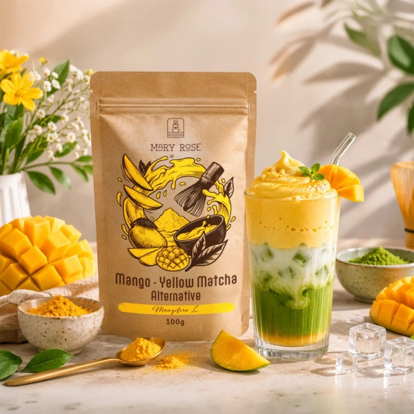 Mary Rose – Yellow Matcha Alternative – Mango (Pulver) 100 g
