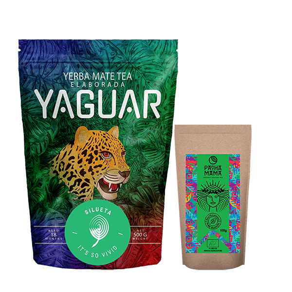 Yerba Mate 500 g + Guayusa Organisch 100 g Set