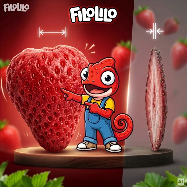 FiloLilo – Gefriergetrocknete ganze Erdbeeren 100 g