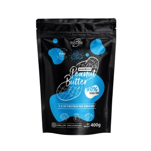 Geschenkset mit Erdnussbutterpulver Nustino: Pure + Chocolate + Pistachio & Chocolate 3x400g