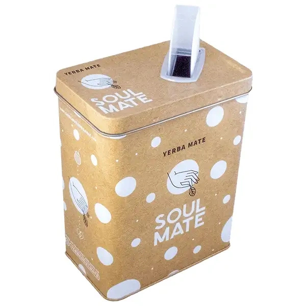 Yerbera – Metalldose + Soul Mate Orgánica Siempre 0,5 kg