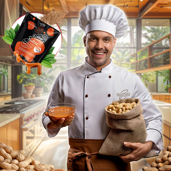 Set 3x Nustino Erdnussbutterpulver