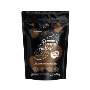 Nustino – Erdnussbutter in Pulverform – Chocolate (ohne Zuckerzusatz) 400 g