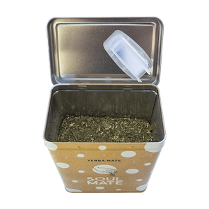 Yerbera – Metalldose + Soul Mate Orgánica Guayusa 0,5 kg