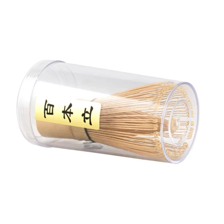 Matcha-Tee-Zubehör-Set aus Bambus: Chasen-Besen + Chashaku-Schöpflöffel + Teelöffel
