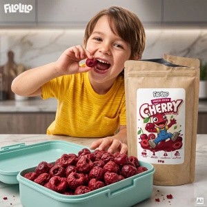 FiloLilo – Gefriergetrocknete Sauerkirschen (ganz, entsteint) 20 g